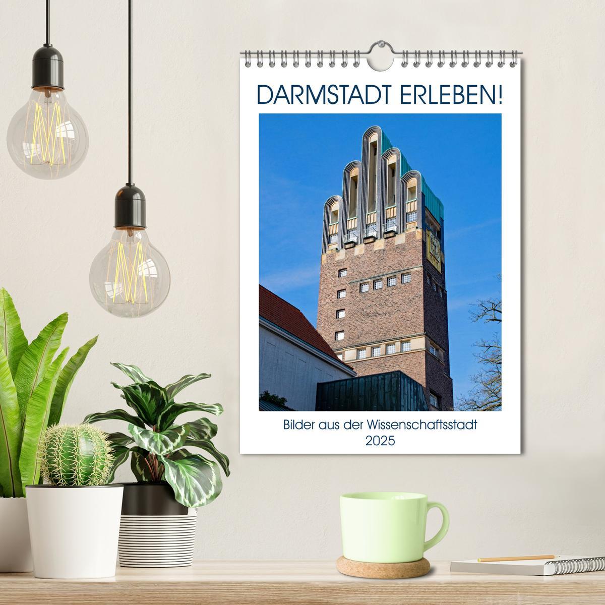 Bild: 9783435983766 | Darmstadt erleben! (Wandkalender 2025 DIN A4 hoch), CALVENDO...