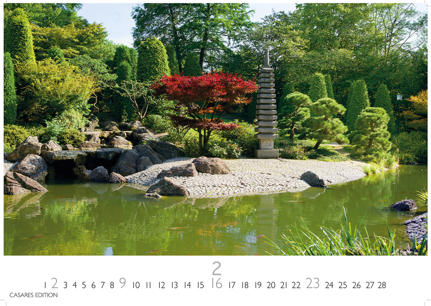 Bild: 9781835242278 | Japanische Gärten 2025 S 24x35cm | Kalender | 14 S. | Deutsch | 2025