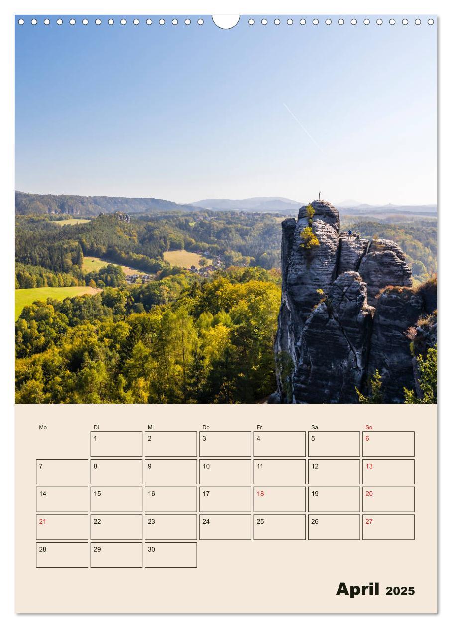 Bild: 9783435971985 | Zauberhafte Sächsische Schweiz (Wandkalender 2025 DIN A3 hoch),...