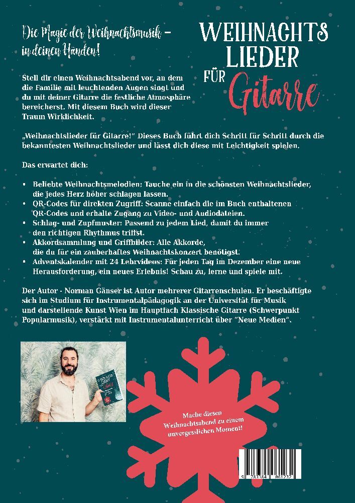 Bild: 9783384061232 | Weihnachtslieder für Gitarre - Das Weihnachtsliederbuch für Anfänger