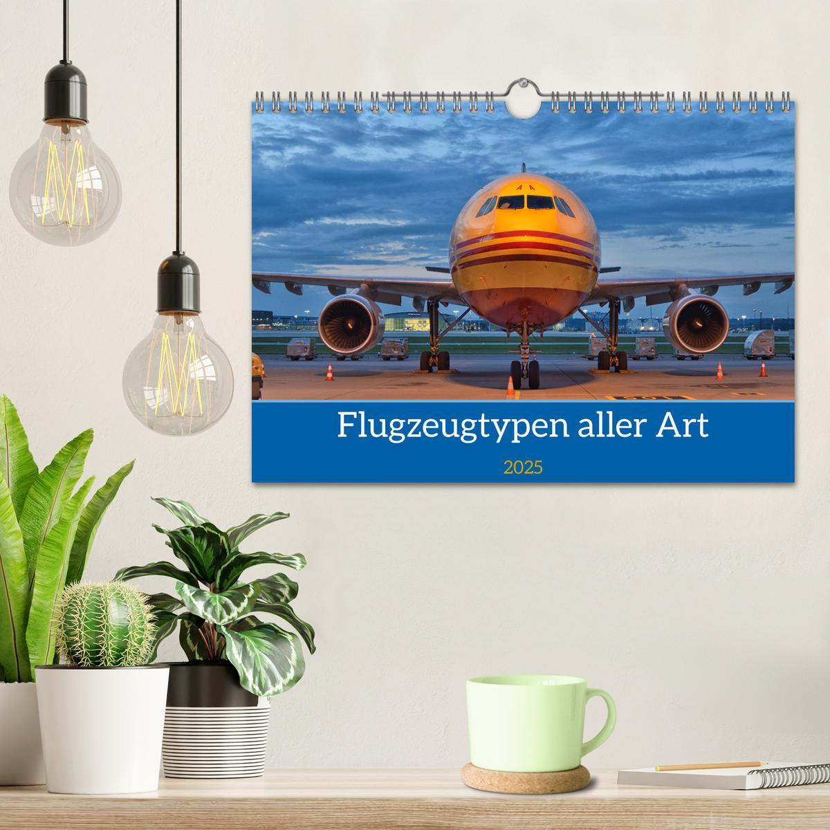 Bild: 9783435018987 | Flugzeuge aller Art (Wandkalender 2025 DIN A4 quer), CALVENDO...