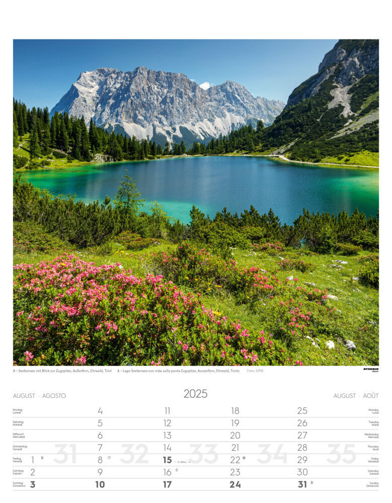 Bild: 9788868397418 | Alpen Kalender 2025 | Alpi - Alps | Athesia-Tappeiner Verlag | 14 S.