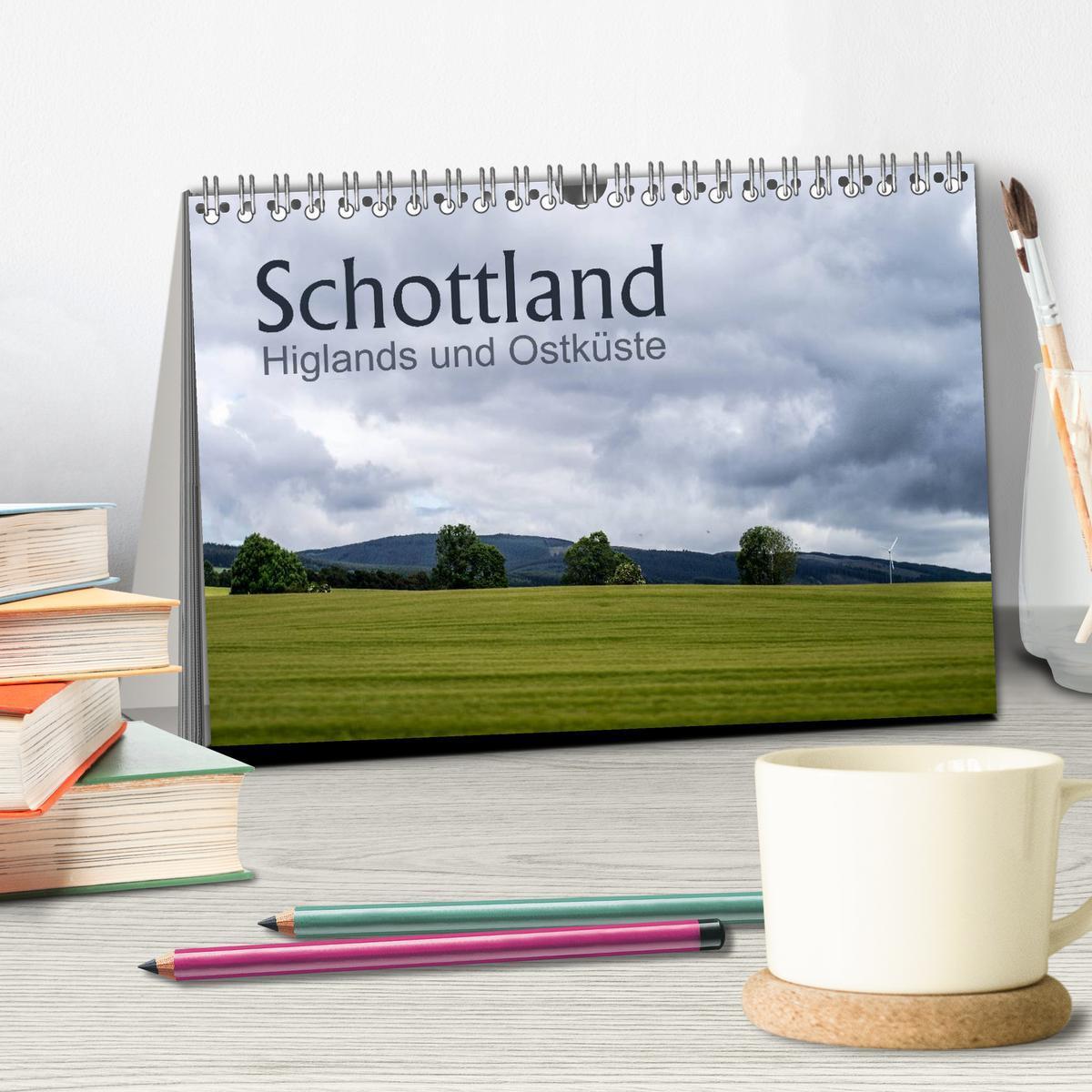 Bild: 9783435689880 | Schottland Highlands und Ostküste (Tischkalender 2025 DIN A5 quer),...