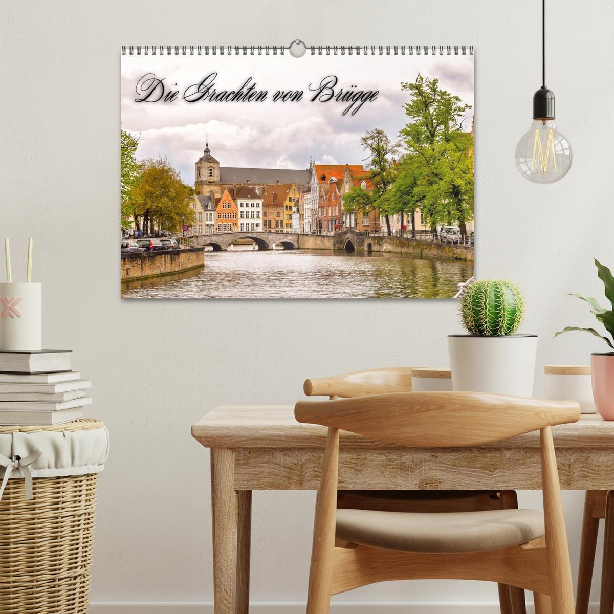 Bild: 9783435727735 | Die Grachten von Brügge (Wandkalender 2025 DIN A3 quer), CALVENDO...