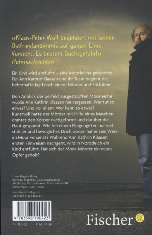 Rückseite: 9783596190423 | Ostfriesenmoor | Der siebte Fall für Ann Kathrin Klaasen | Wolf | Buch