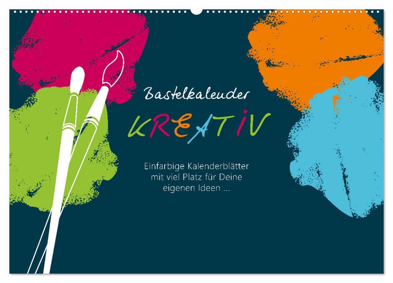 Cover: 9783435097005 | Bastelkalender KREATIV (Wandkalender 2025 DIN A2 quer), CALVENDO...