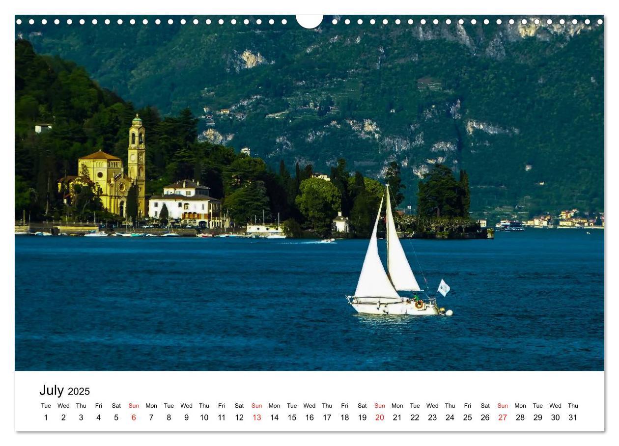 Bild: 9781325993970 | Impressions from Lake Como / UK-Version (Wall Calendar 2025 DIN A3...