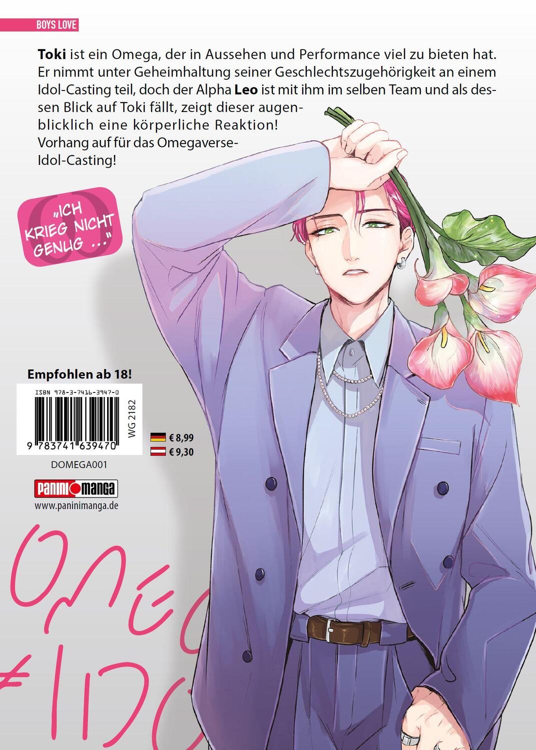 Rückseite: 9783741639470 | Omega ¿ Idol | Haruno Narita | Taschenbuch | 224 S. | Deutsch | 2024