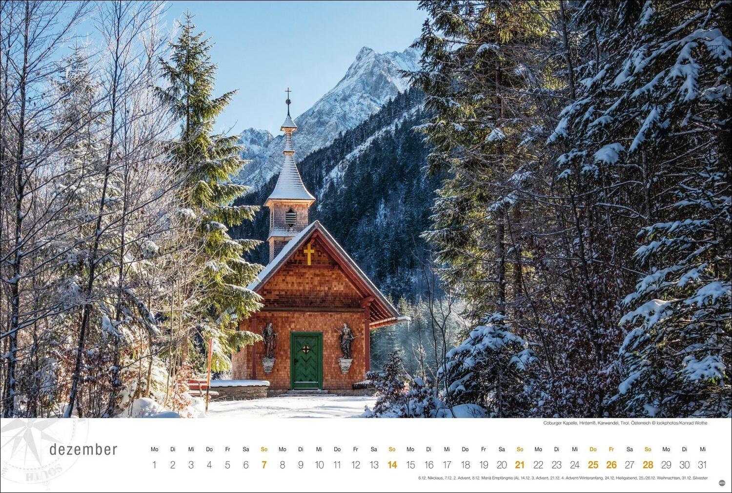 Bild: 9783756404919 | Österreich Globetrotter Kalender 2025 - Von weiter Bergwelt und...