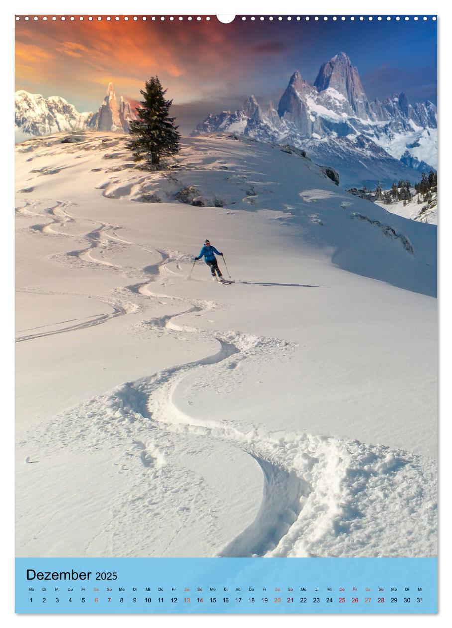 Bild: 9783435931248 | Endlich wieder Skifahren (Wandkalender 2025 DIN A2 hoch), CALVENDO...