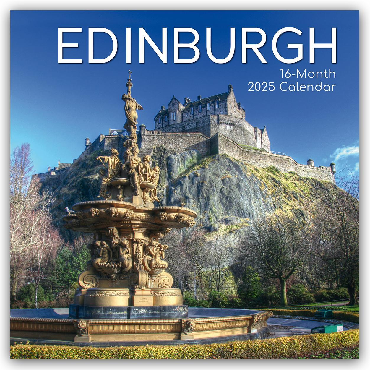 Cover: 9781835360347 | Edinburgh 2025 - 16-Monatskalender | The Gifted | Kalender | 14 S.