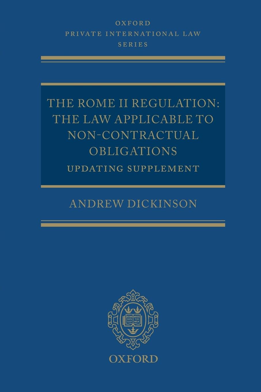 Cover: 9780199588466 | The Rome II Regulation | Andrew Dickinson | Taschenbuch | Englisch