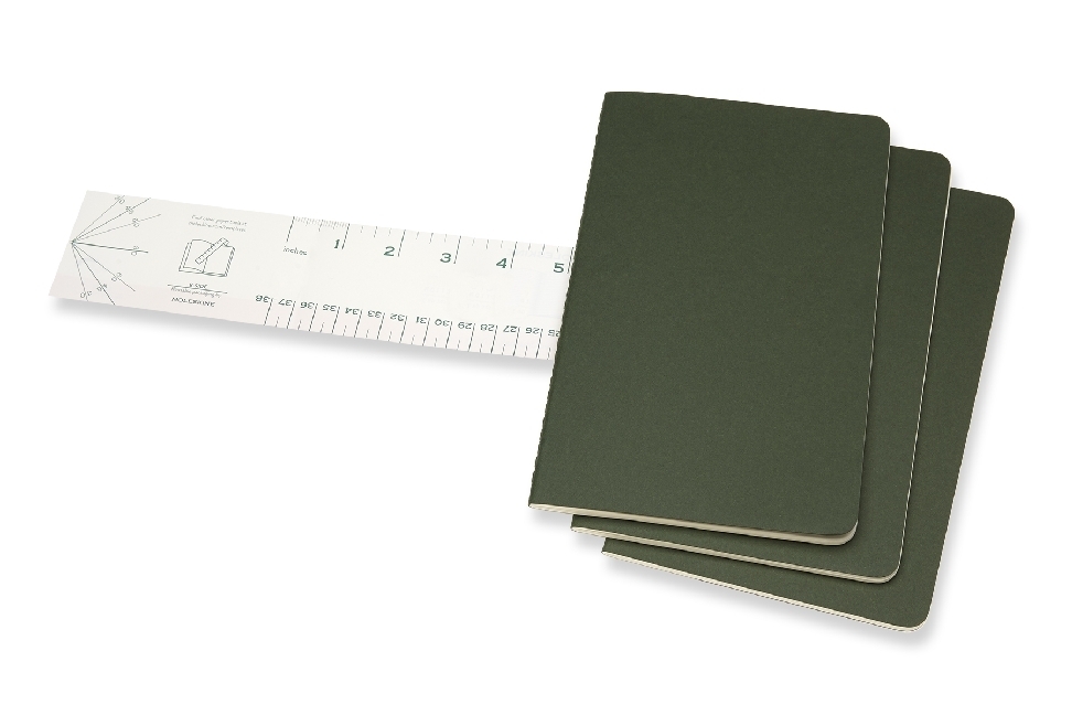 Bild: 8055002855273 | Moleskine Cahier, Large/A5, 3er Set, Liniert, Kartoneinband,...