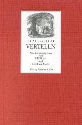 Cover: 9783804208681 | Vertelln | Klaus Groth | Buch | 528 S. | Deutsch | 2001