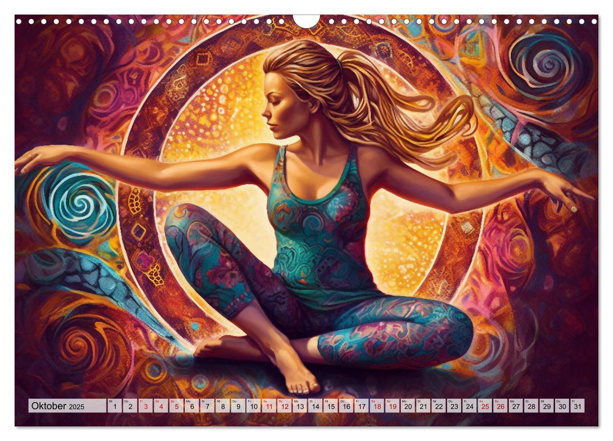 Bild: 9783383905087 | Yoga, die innere Balance (Wandkalender 2025 DIN A3 quer), CALVENDO...