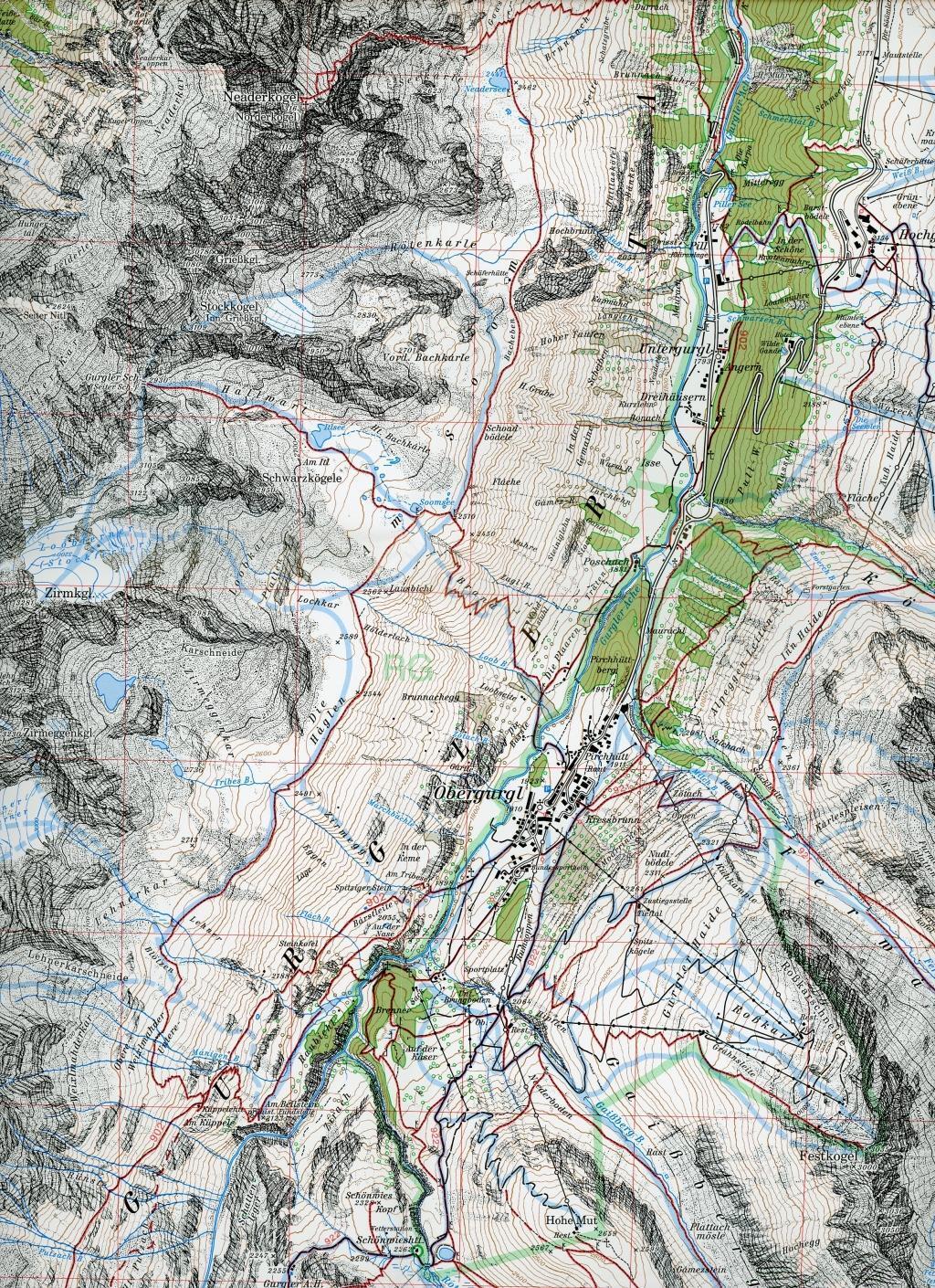 Bild: 9783928777384 | DAV Alpenvereinskarte 30/1 Ötztaler Alpen Gurgl 1 : 25 000 | Deutsch