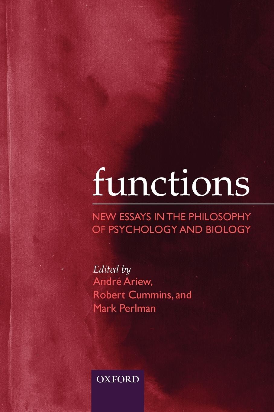 Cover: 9780199255818 | Functions | New Essays in the Philosophy of Psychology and Biology