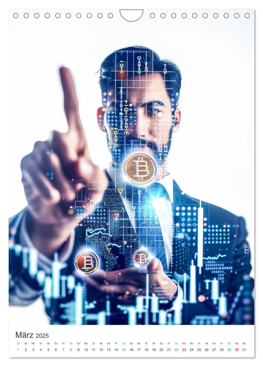 Bild: 9783457175156 | Bitcoin Welten (Wandkalender 2025 DIN A4 hoch), CALVENDO...