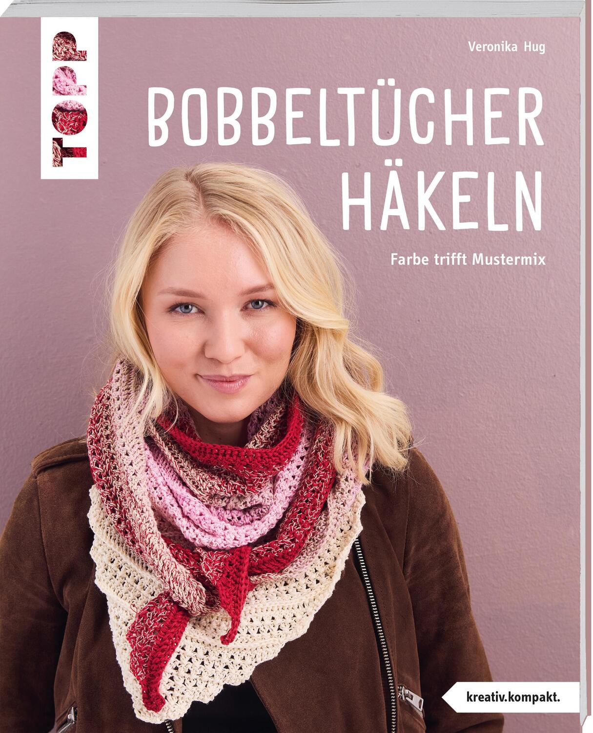 Cover: 9783735871336 | Bobbel-Tücher häkeln | Farbe trifft Mustermix | Veronika Hug | Buch