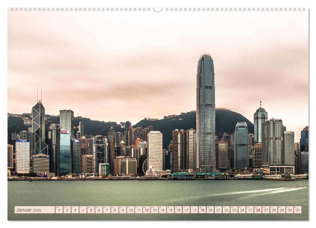 Bild: 9783435445691 | HONGKONG Skyline und Stadtleben (Wandkalender 2025 DIN A2 quer),...