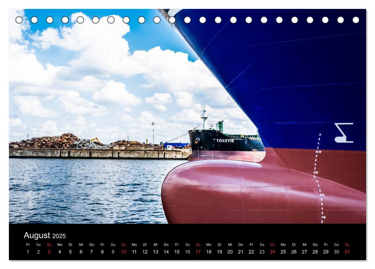 Bild: 9783435645565 | Der Hafen Hamburg bei Tag und Nacht (Tischkalender 2025 DIN A5...