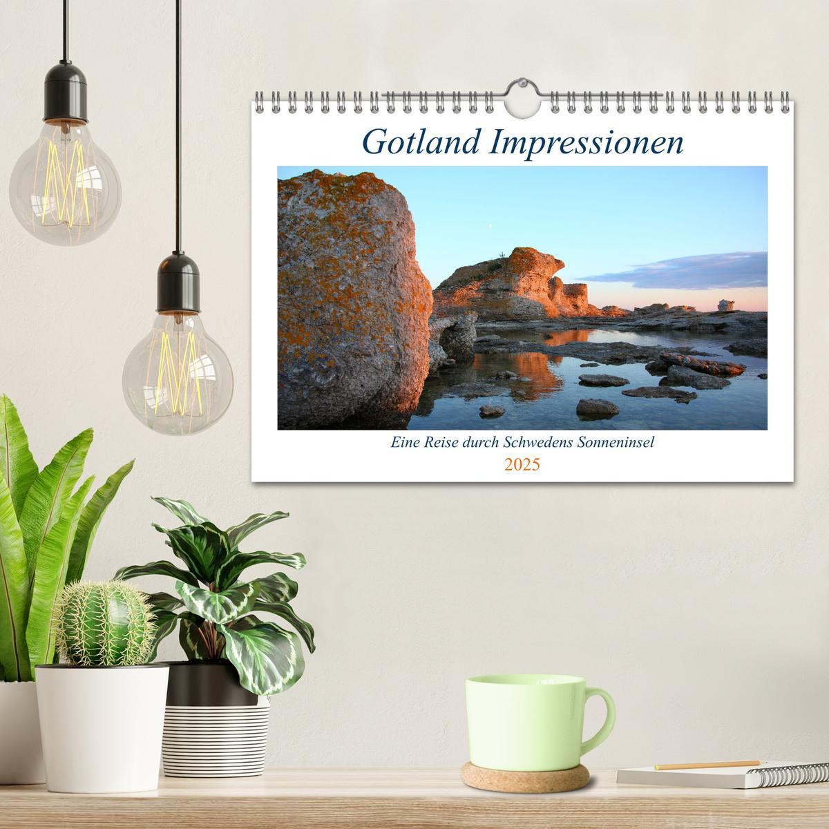 Bild: 9783435075591 | Gotland Impressionen (Wandkalender 2025 DIN A4 quer), CALVENDO...