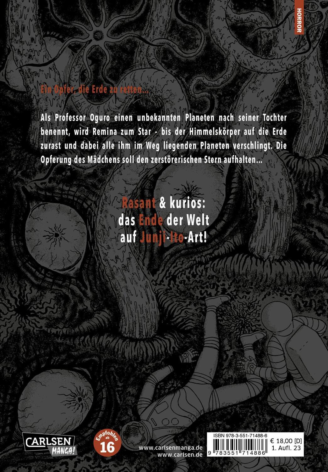 Rückseite: 9783551714886 | Remina | Junji Ito | Buch | 256 S. | Deutsch | 2023