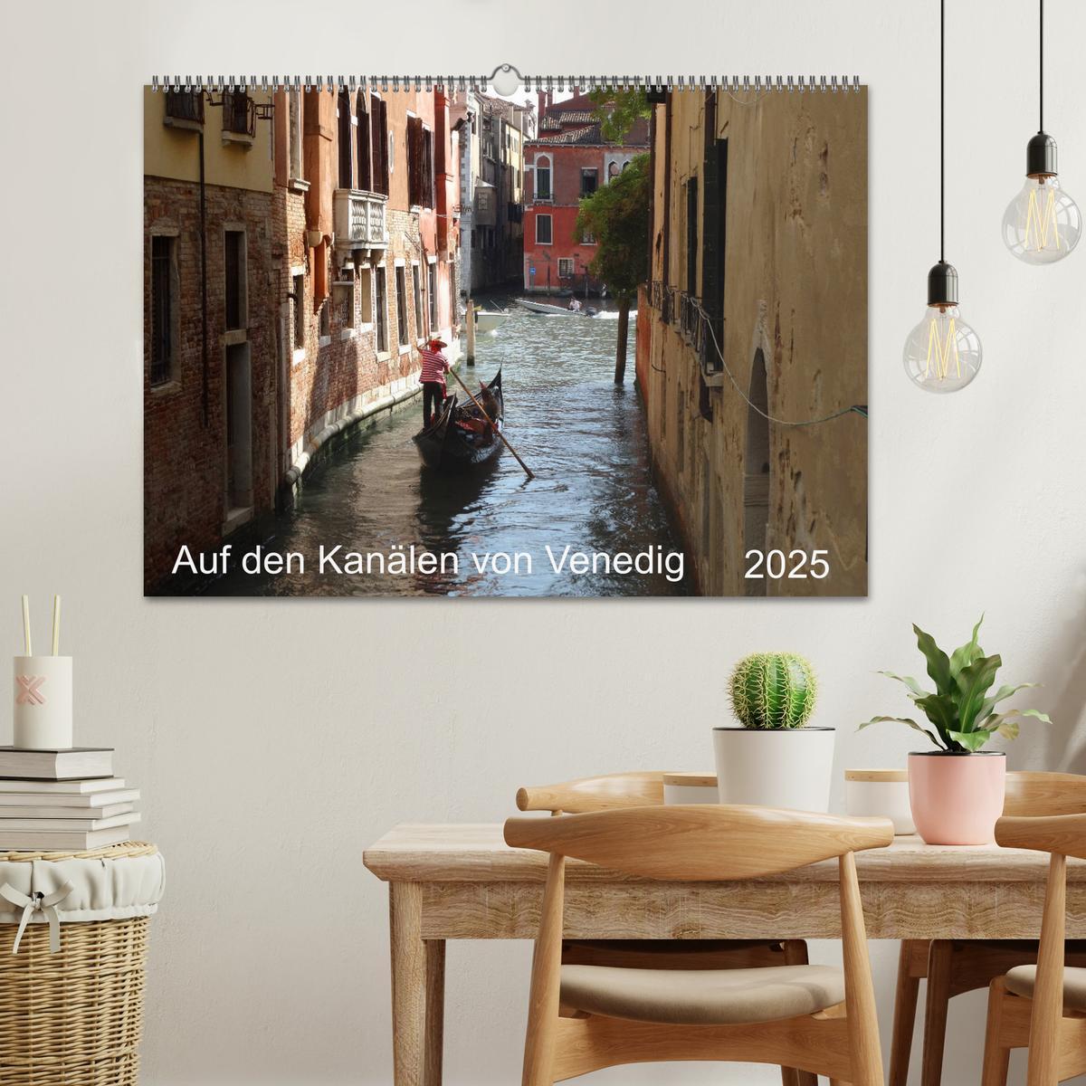 Bild: 9783435290475 | Auf den Kanälen von Venedig (Wandkalender 2025 DIN A2 quer),...