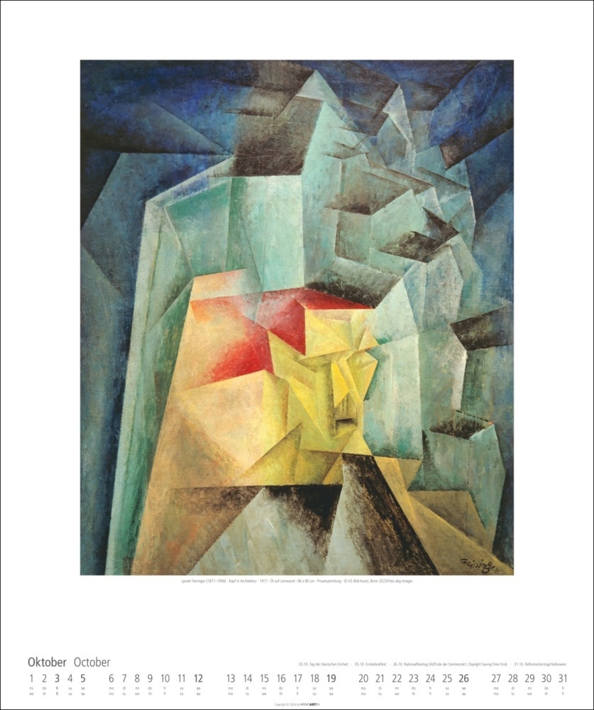 Bild: 9783839900147 | Lyonel Feininger Kalender 2025 | Lyonel Feininger | Kalender | 14 S.