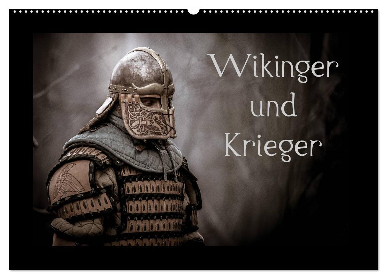 Cover: 9783435668359 | Wikinger und Krieger (Wandkalender 2025 DIN A2 quer), CALVENDO...