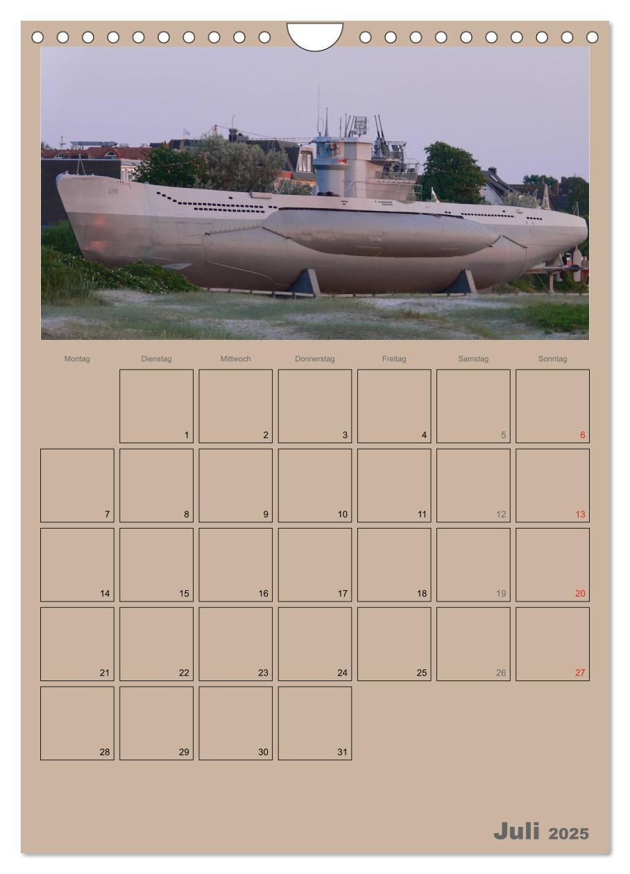 Bild: 9783457069837 | Rund um die Kieler Förde / Planer (Wandkalender 2025 DIN A4 hoch),...