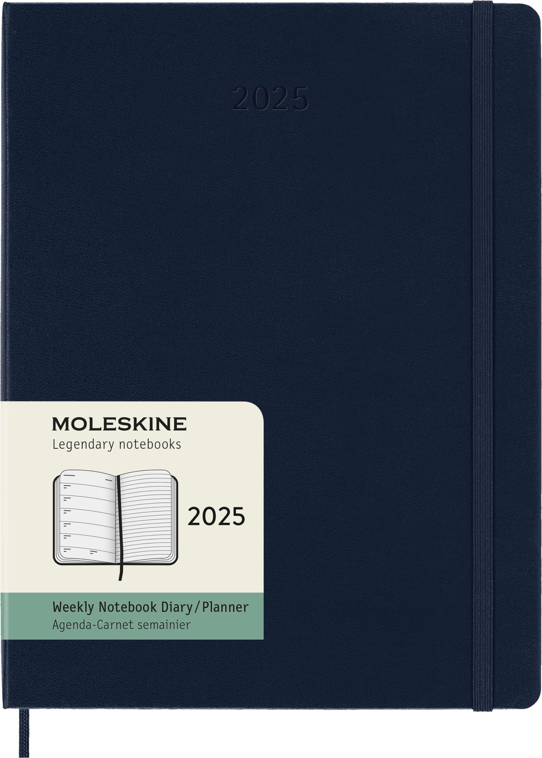 Cover: 8056999270407 | Moleskine 12 Monate Wochen Notizkalender 2025, XL, 1 Wo = 1 Seite,...