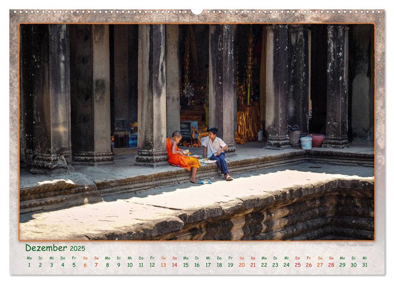 Bild: 9783435471119 | Kambodscha, Angkor Thom, Angkor Wat und Bayon (Wandkalender 2025...