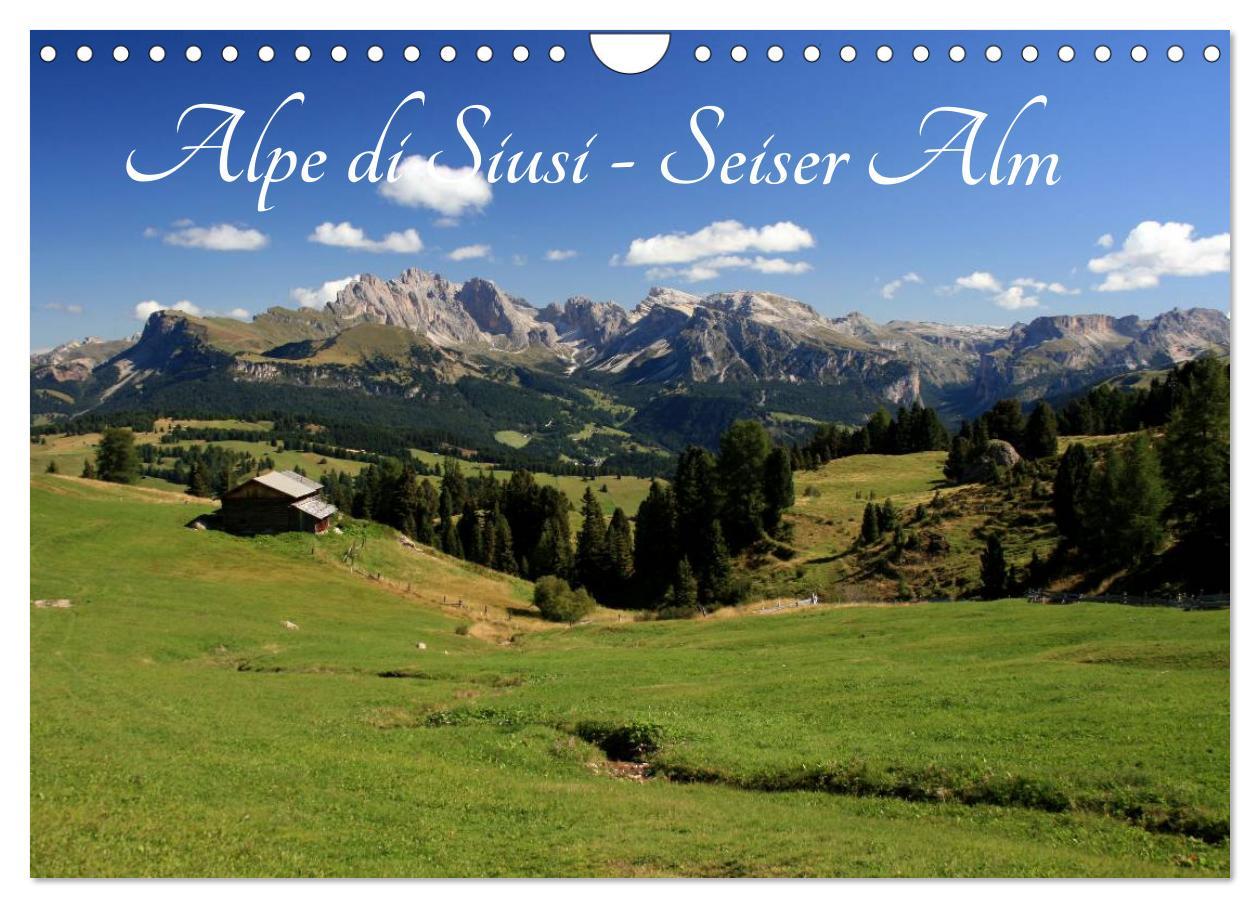 Cover: 9783435474233 | Alpe di Siusi - Seiser Alm (Wandkalender 2025 DIN A4 quer),...