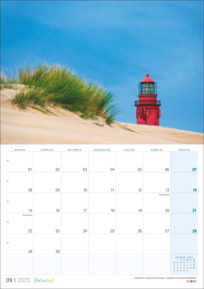 Bild: 9783964023506 | Waterkant Kalender 2025 | Kalender | 13 S. | Deutsch | 2025 | Eiland