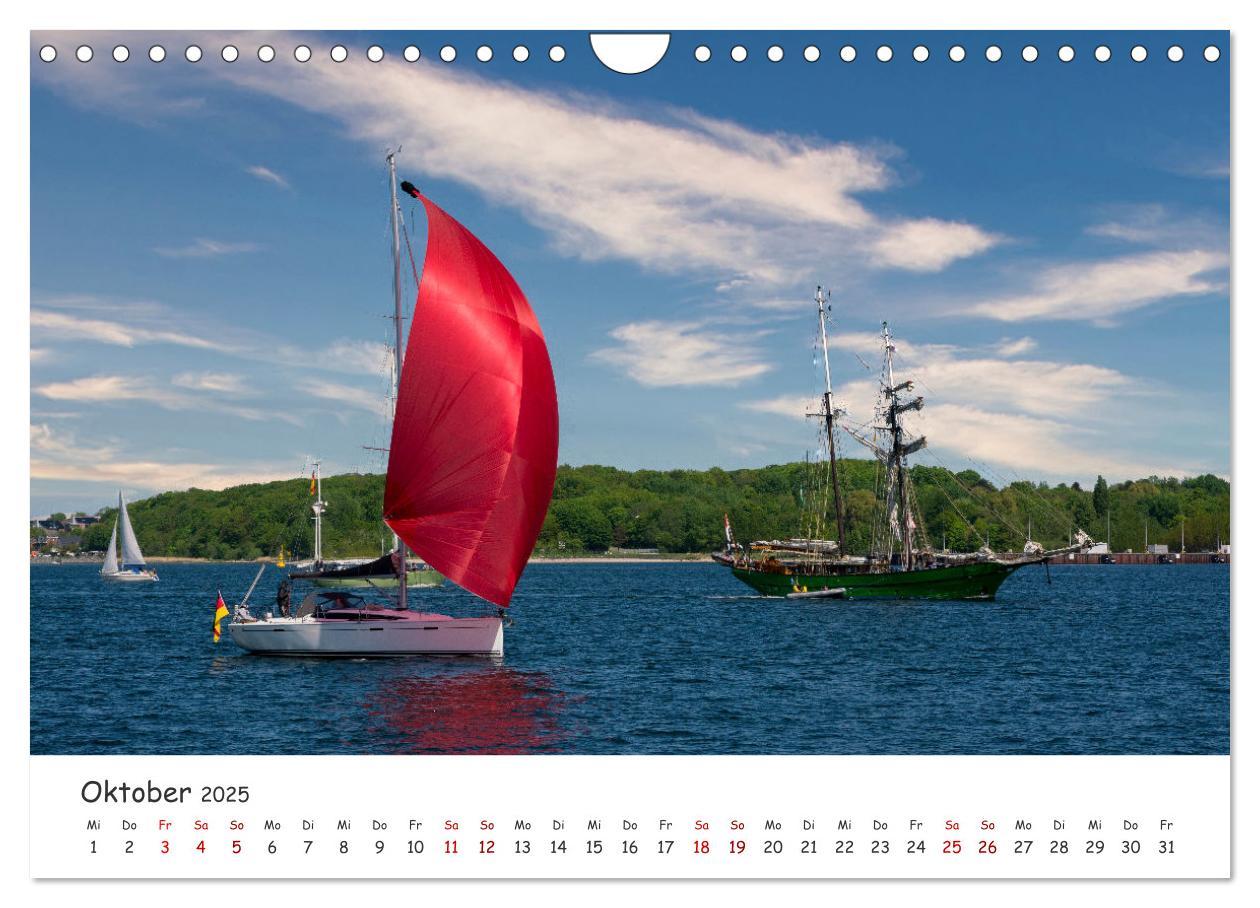 Bild: 9783383966606 | Kieler Förde genießen (Wandkalender 2025 DIN A4 quer), CALVENDO...