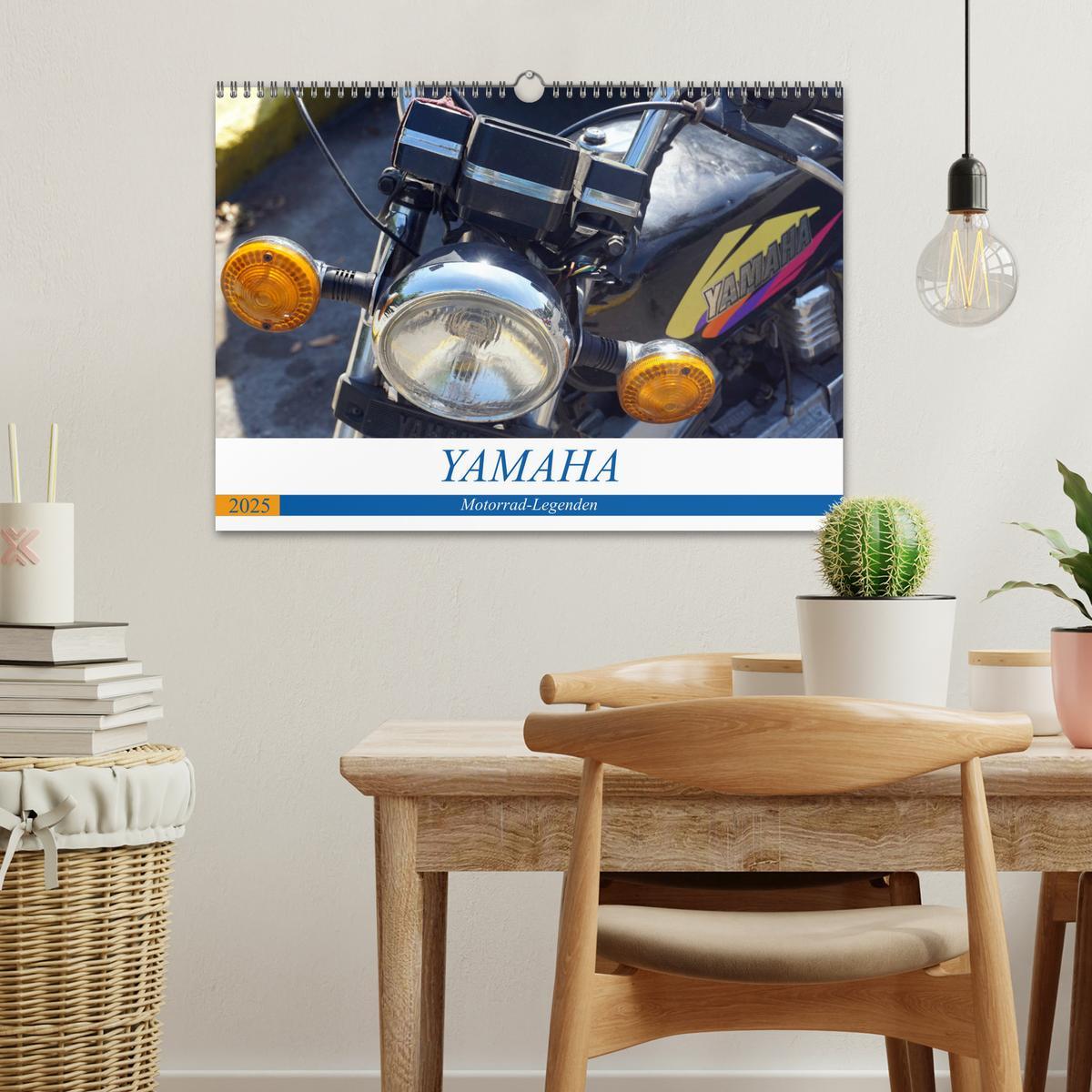 Bild: 9783435372355 | YAMAHA - Motorrad-Legenden (Wandkalender 2025 DIN A3 quer),...