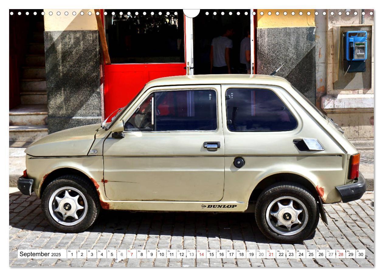 Bild: 9783435205011 | Polski Fiat 126p - Kult auf Kuba (Wandkalender 2025 DIN A3 quer),...