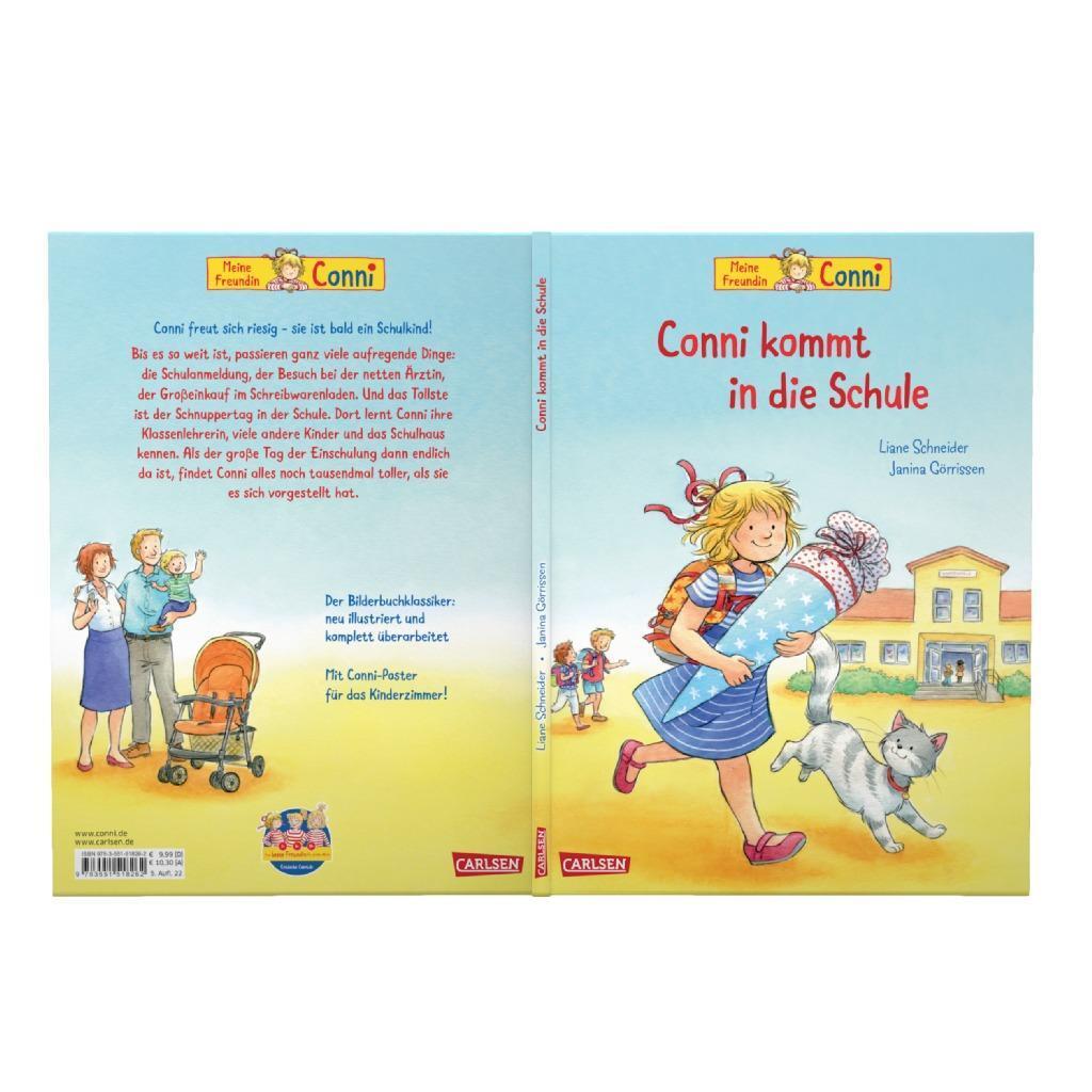 Bild: 9783551518262 | Conni-Bilderbücher: Conni kommt in die Schule (Neuausgabe) | Schneider