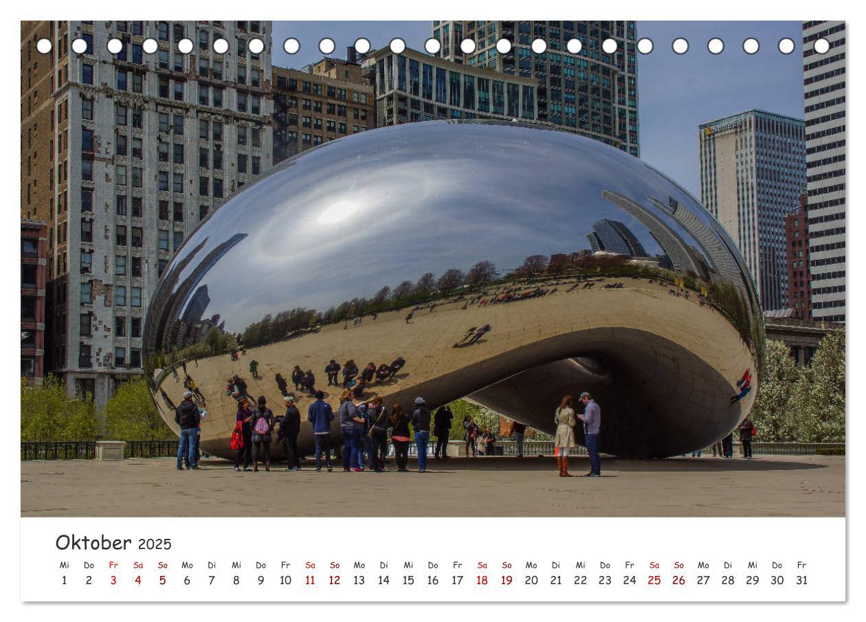 Bild: 9783435275151 | beeindruckendes Chicago (Tischkalender 2025 DIN A5 quer), CALVENDO...