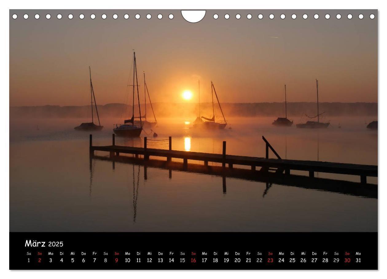 Bild: 9783435771530 | Starnberger See - Silent Moments (Wandkalender 2025 DIN A4 quer),...