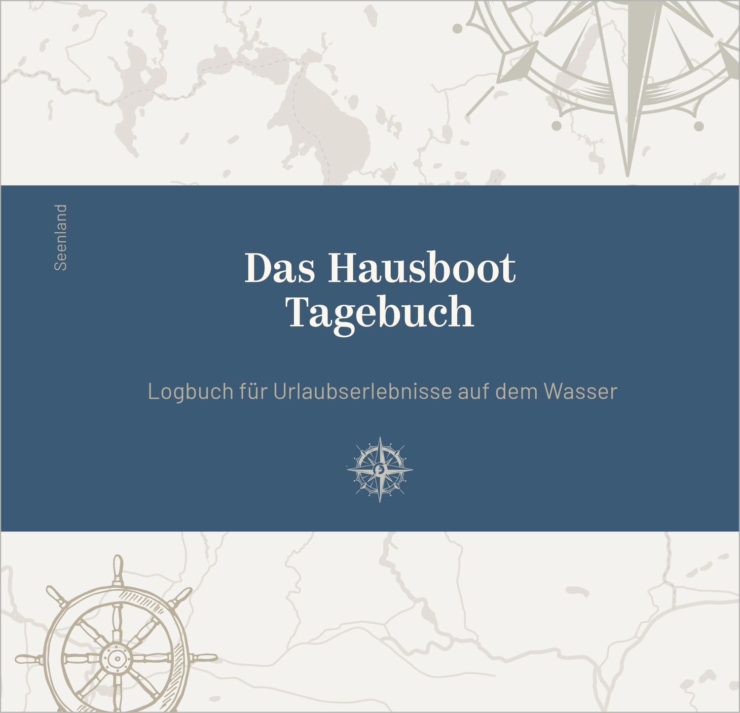 Cover: 9783946148241 | Das Hausboot Tagebuch | Logbuch für Urlaubserlebnisse auf dem Wasser