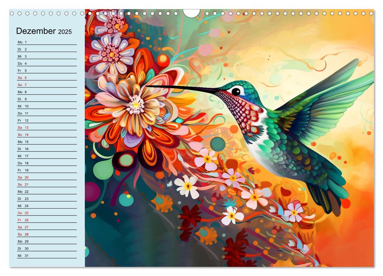 Bild: 9783383904257 | Kunterbunte Vögel (Wandkalender 2025 DIN A3 quer), CALVENDO...