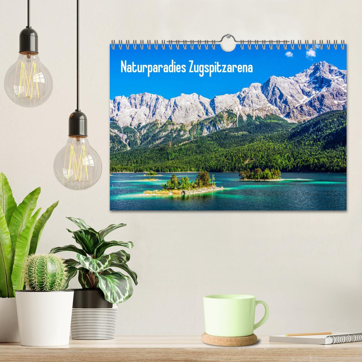 Bild: 9783435317219 | Naturparadies Zugspitzarena (Wandkalender 2025 DIN A4 quer),...