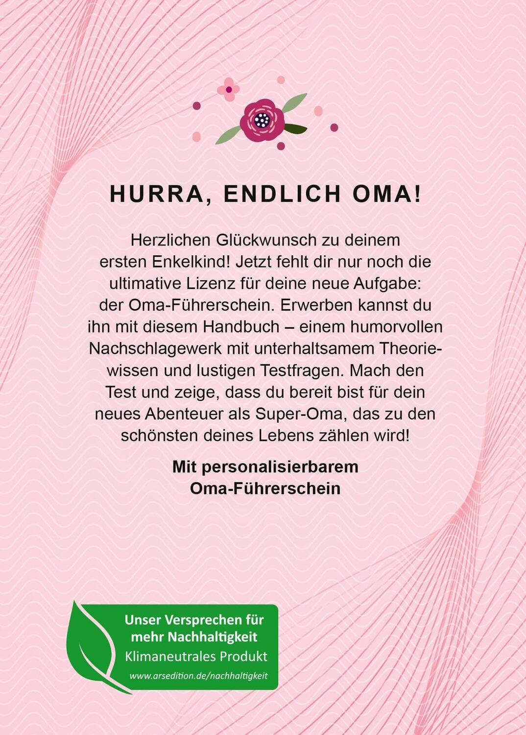 Rückseite: 9783845853024 | Führerschein - endlich Oma | Paulus Vennebusch | Taschenbuch | 48 S.