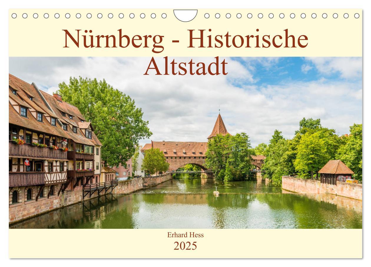 Cover: 9783435299683 | Nürnberg - Historische Altstadt (Wandkalender 2025 DIN A4 quer),...