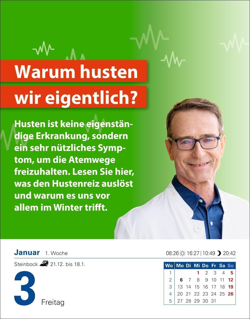 Bild: 9783756409105 | Die Ernährungs-Docs - Gesund durch das Jahr Tagesabreißkalender 2025