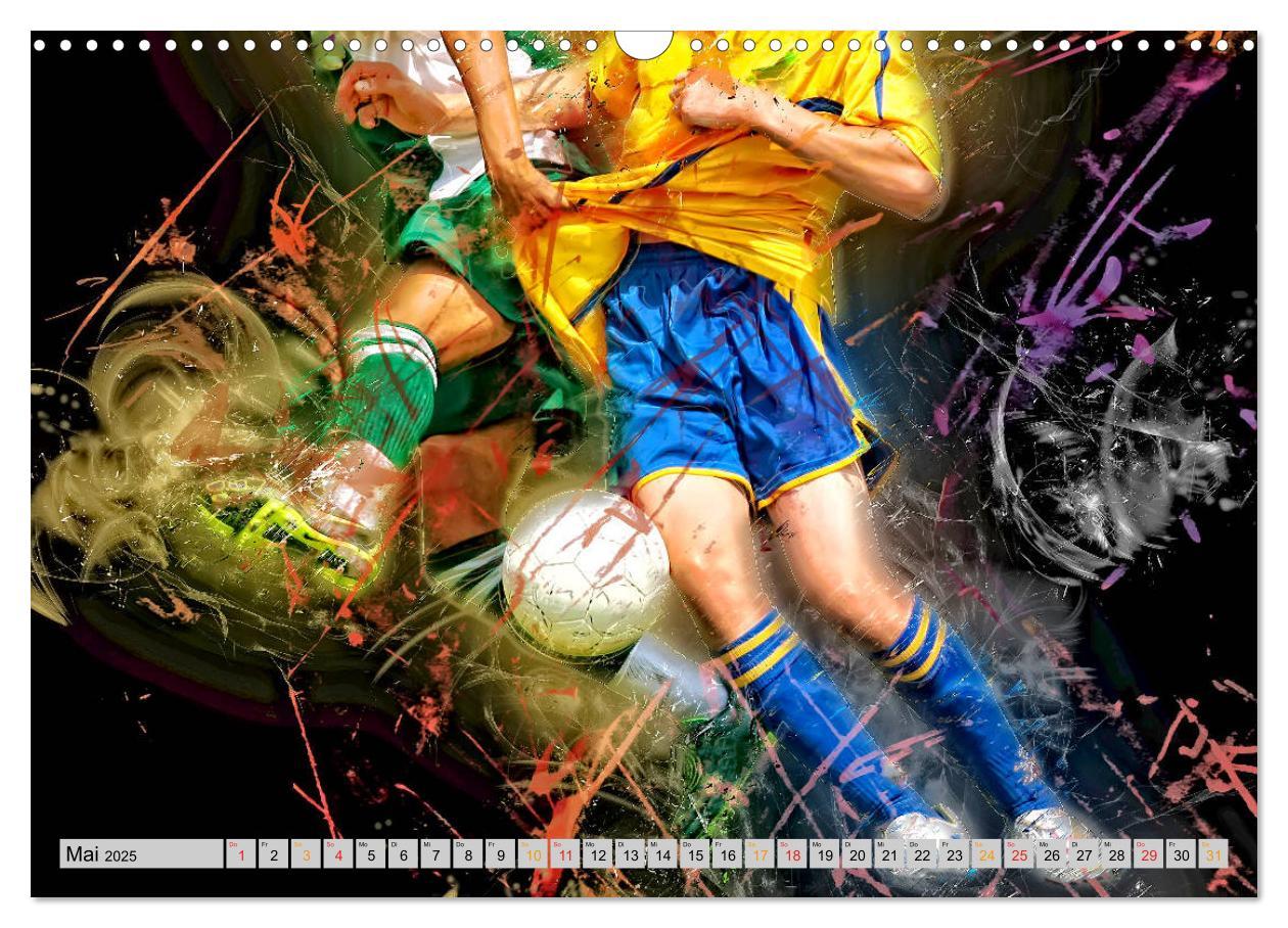 Bild: 9783435161140 | Fußball - extrem (Wandkalender 2025 DIN A3 quer), CALVENDO...