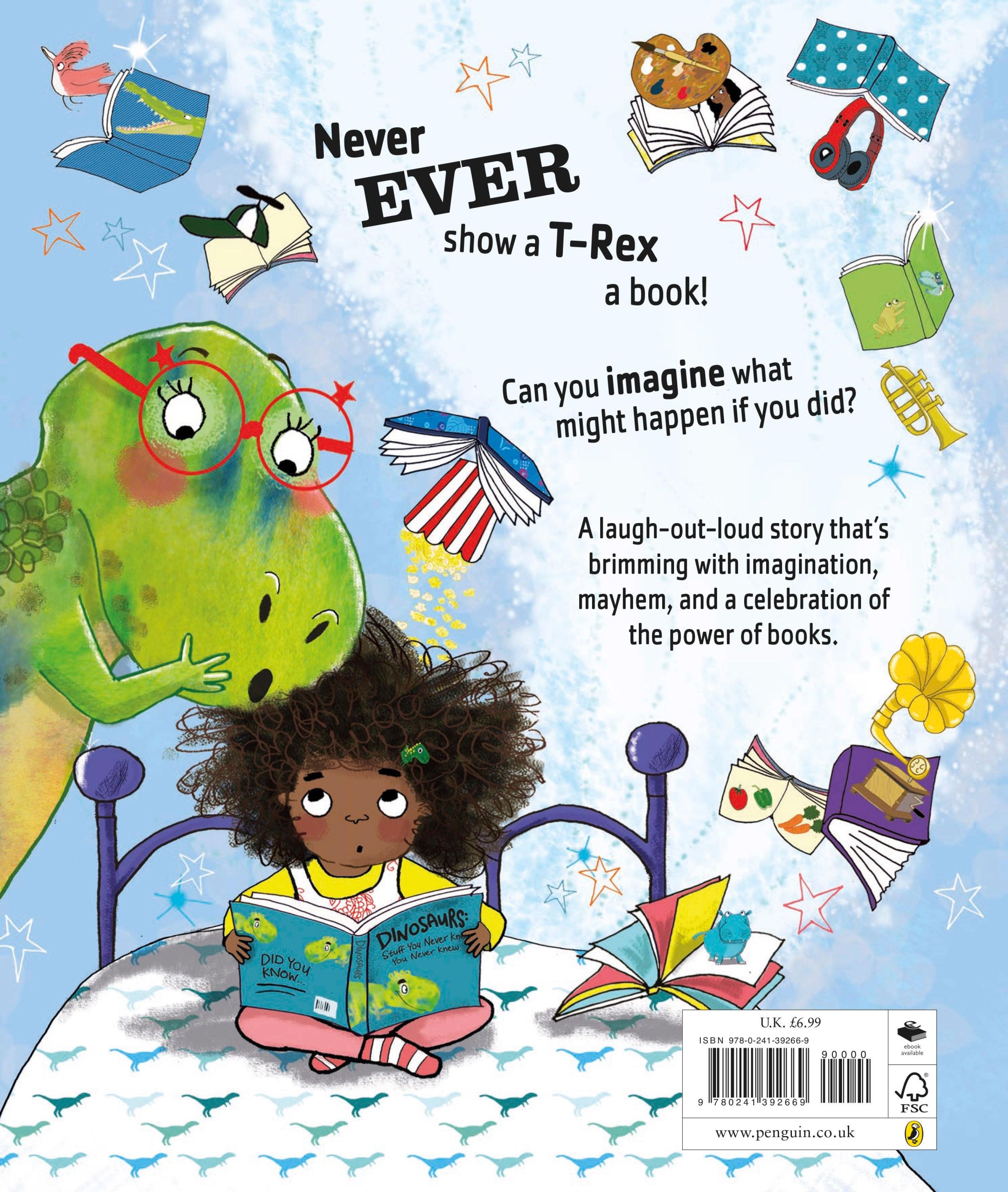 Rückseite: 9780241392669 | Never Show A T-Rex A Book! | Rashmi Sirdeshpande | Taschenbuch | 32 S.