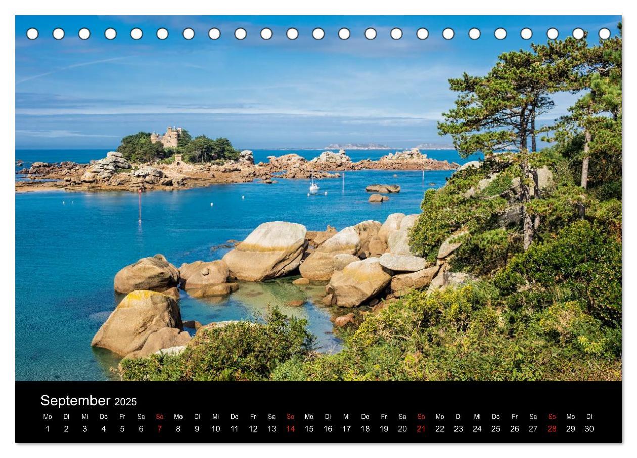 Bild: 9783435653232 | Unterwegs in der Bretagne (Tischkalender 2025 DIN A5 quer),...